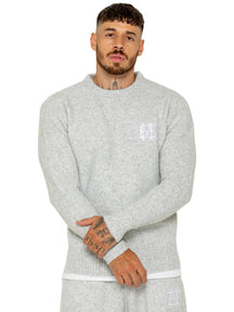 Enzo Milano | Mens Fluffy Knit Sweatshirt