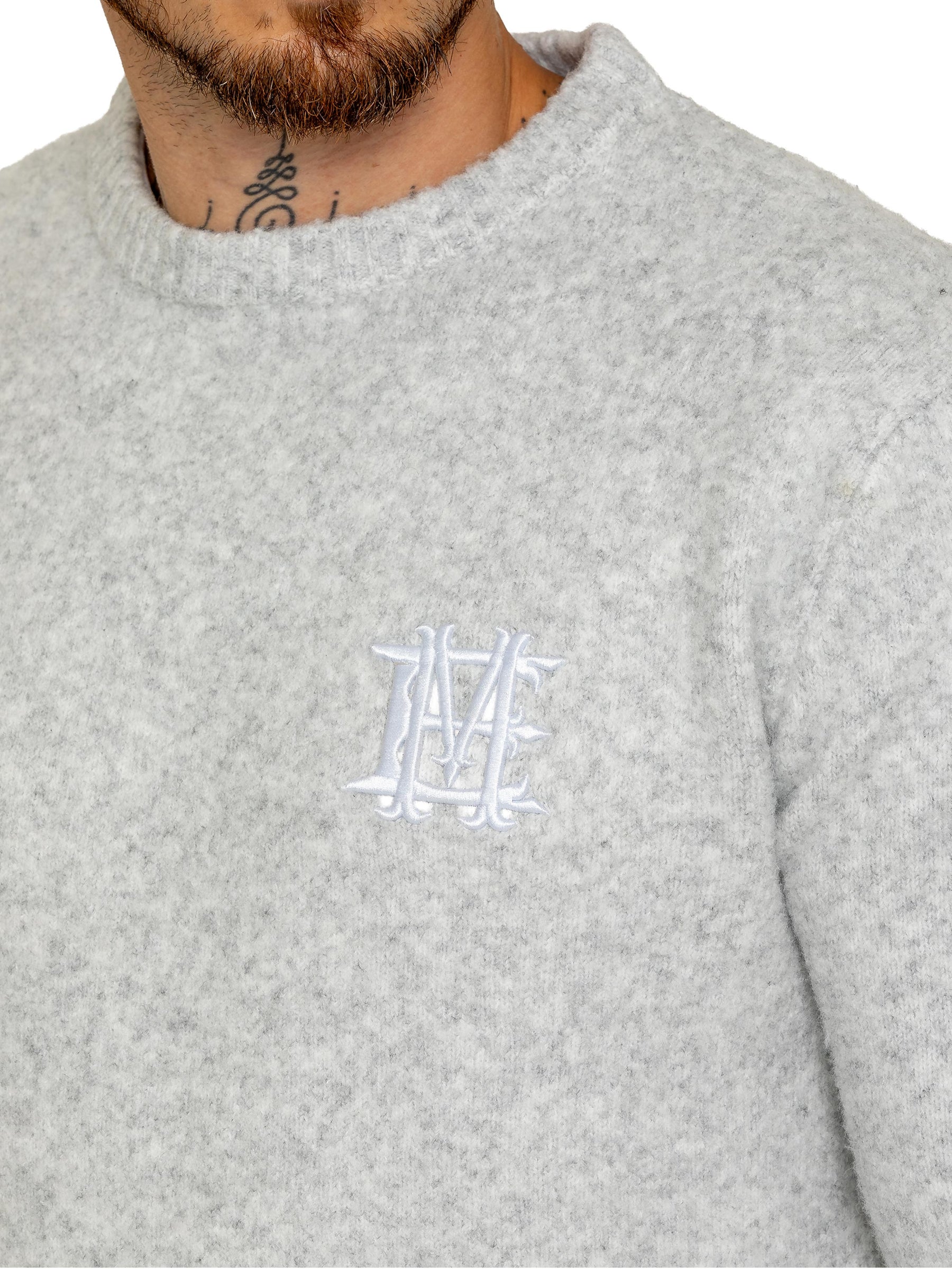 Enzo Milano | Mens Fluffy Knit Sweatshirt