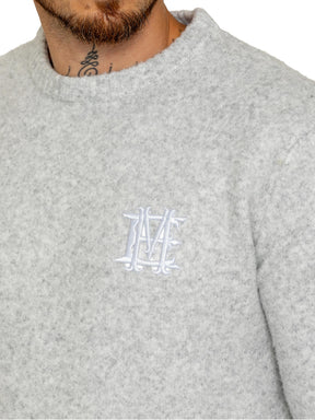 Enzo Milano | Mens Fluffy Knit Sweatshirt and Joggers Set
