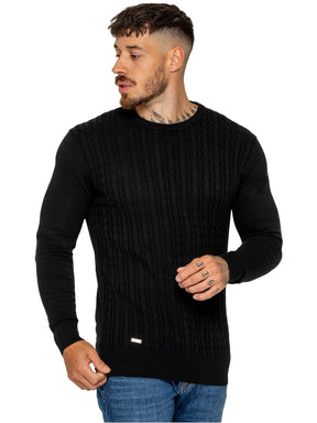 Enzo Milano | Mens Cable Knit Jumper