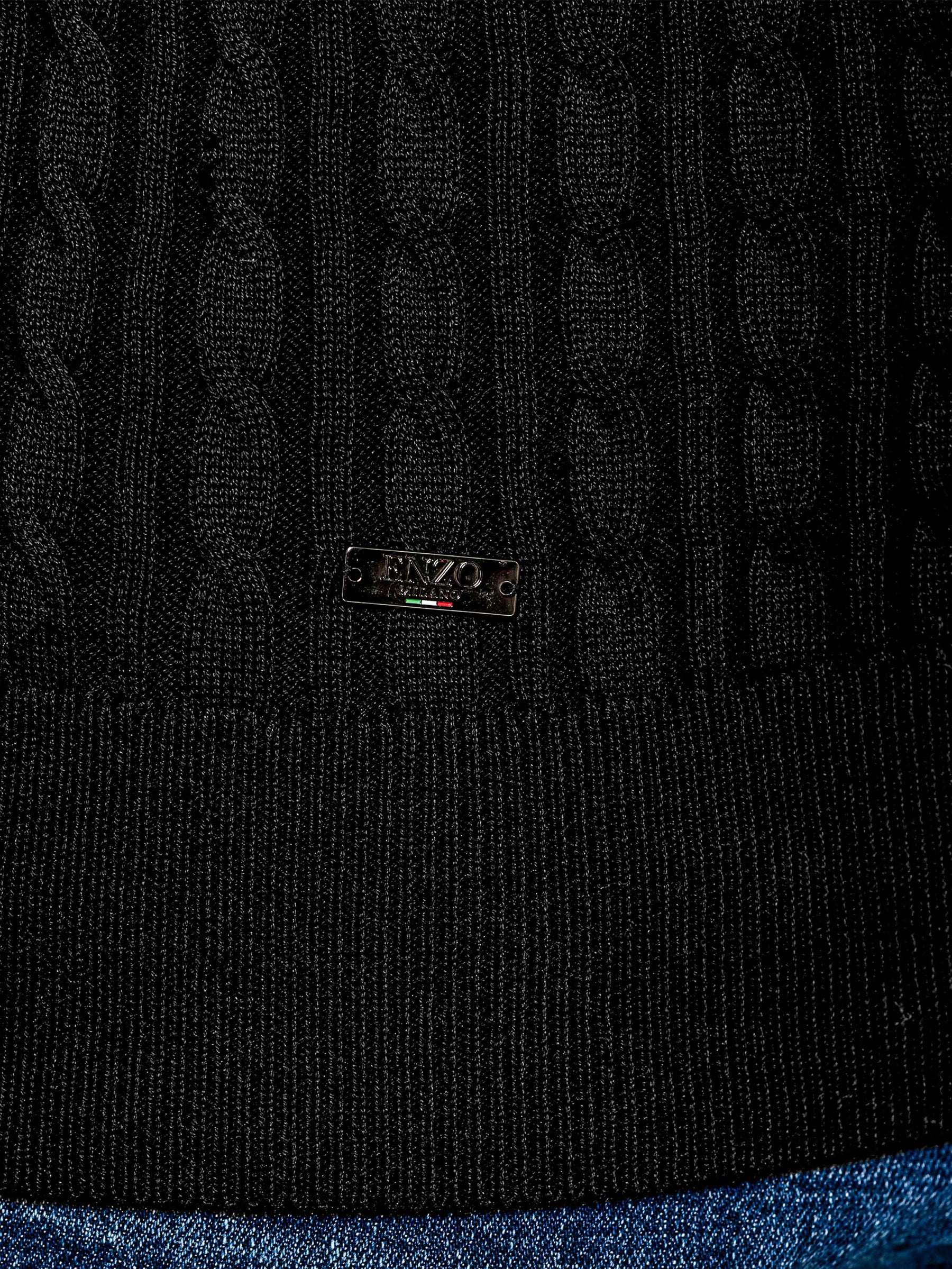 Enzo Milano | Mens Cable Knit Jumper
