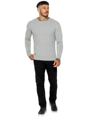 Enzo Milano | Mens Cable Knit Jumper