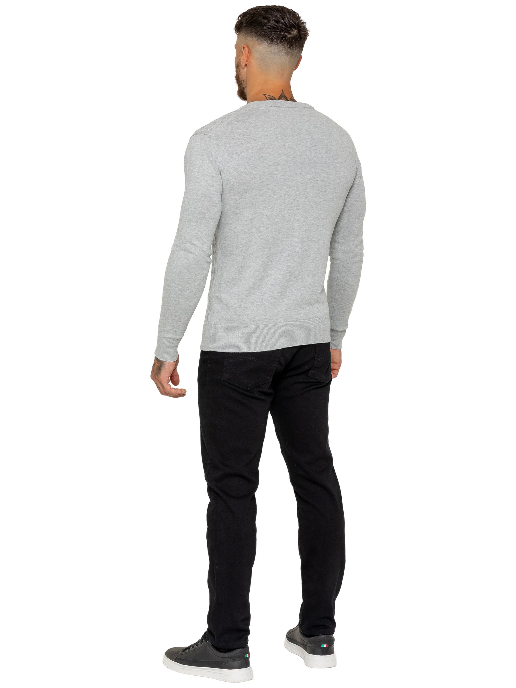 Enzo Milano | Mens Cable Knit Jumper