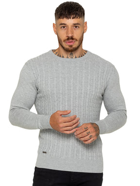 Enzo Milano | Mens Cable Knit Jumper