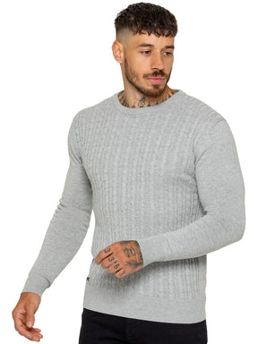 Enzo Milano | Mens Cable Knit Jumper