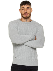 Enzo Milano | Mens Cable Knit Jumper