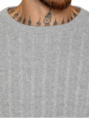 Enzo Milano | Mens Cable Knit Jumper