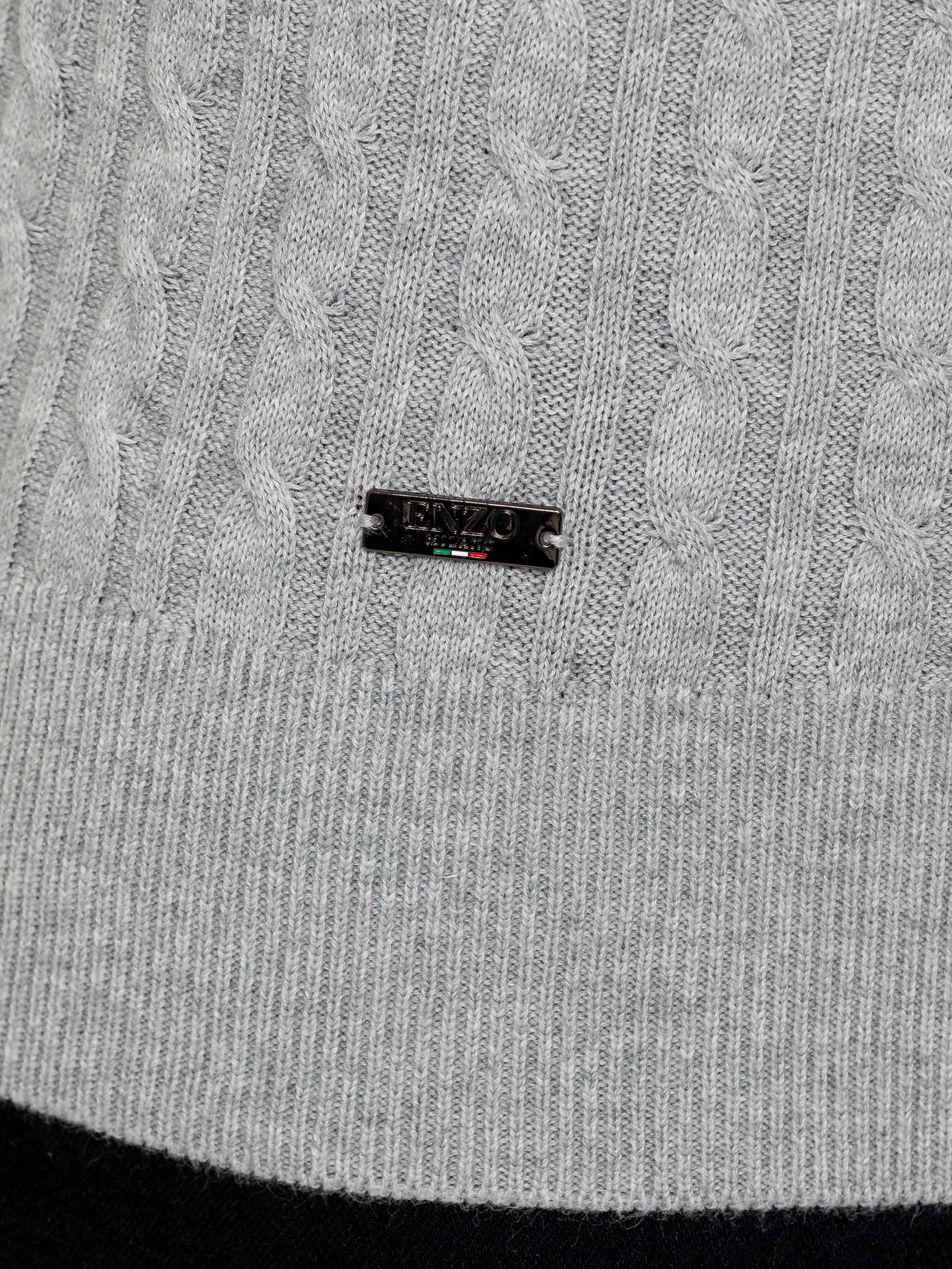 Enzo Milano | Mens Cable Knit Jumper