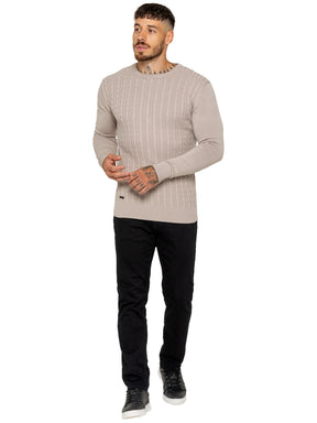 Enzo Milano | Mens Cable Knit Jumper