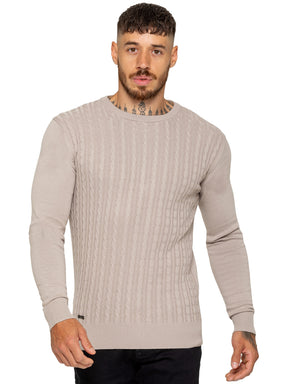 Enzo Milano | Mens Cable Knit Jumper