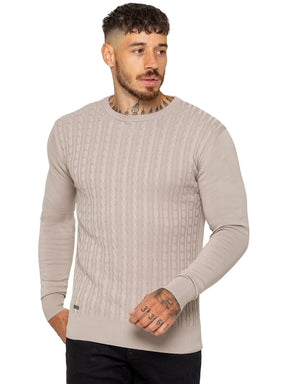 Enzo Milano | Mens Cable Knit Jumper