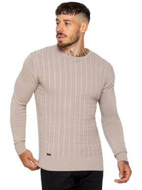 Enzo Milano | Mens Cable Knit Jumper
