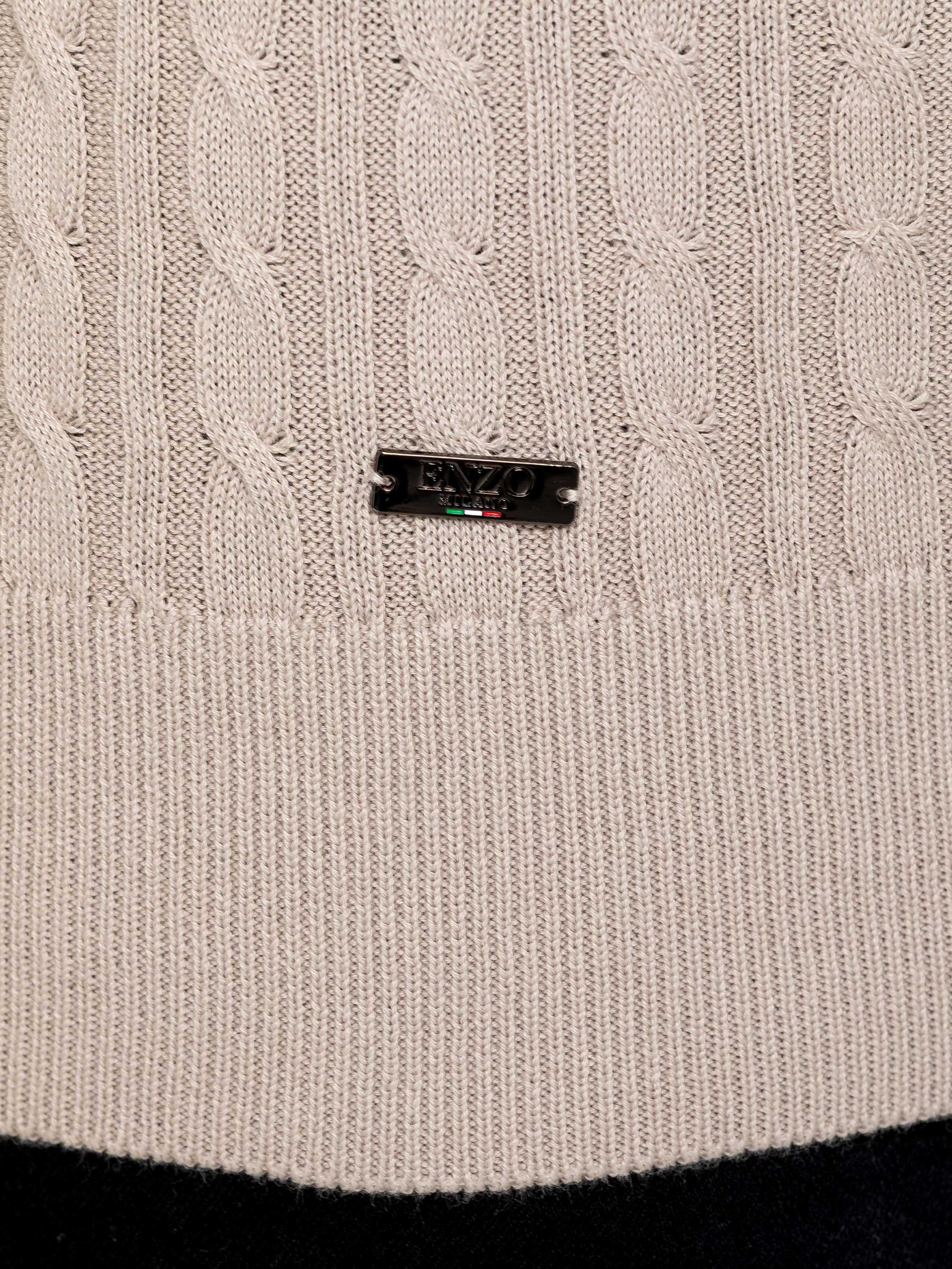 Enzo Milano | Mens Cable Knit Jumper