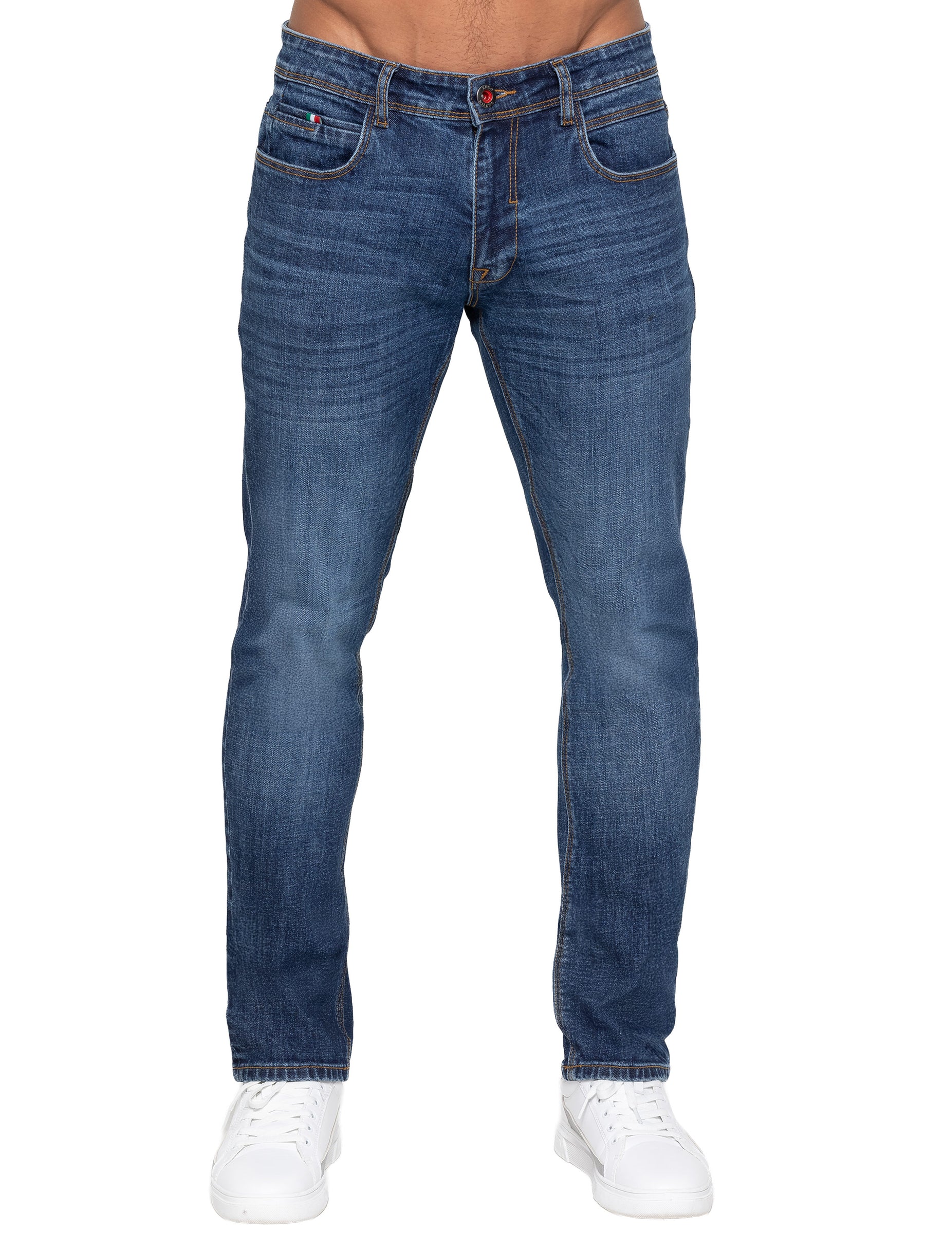 Enzo Milano | Men’s Classic Tapered Jeans