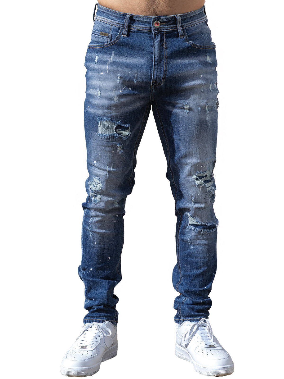 Enzo Milano | Mens Ripped Jeans