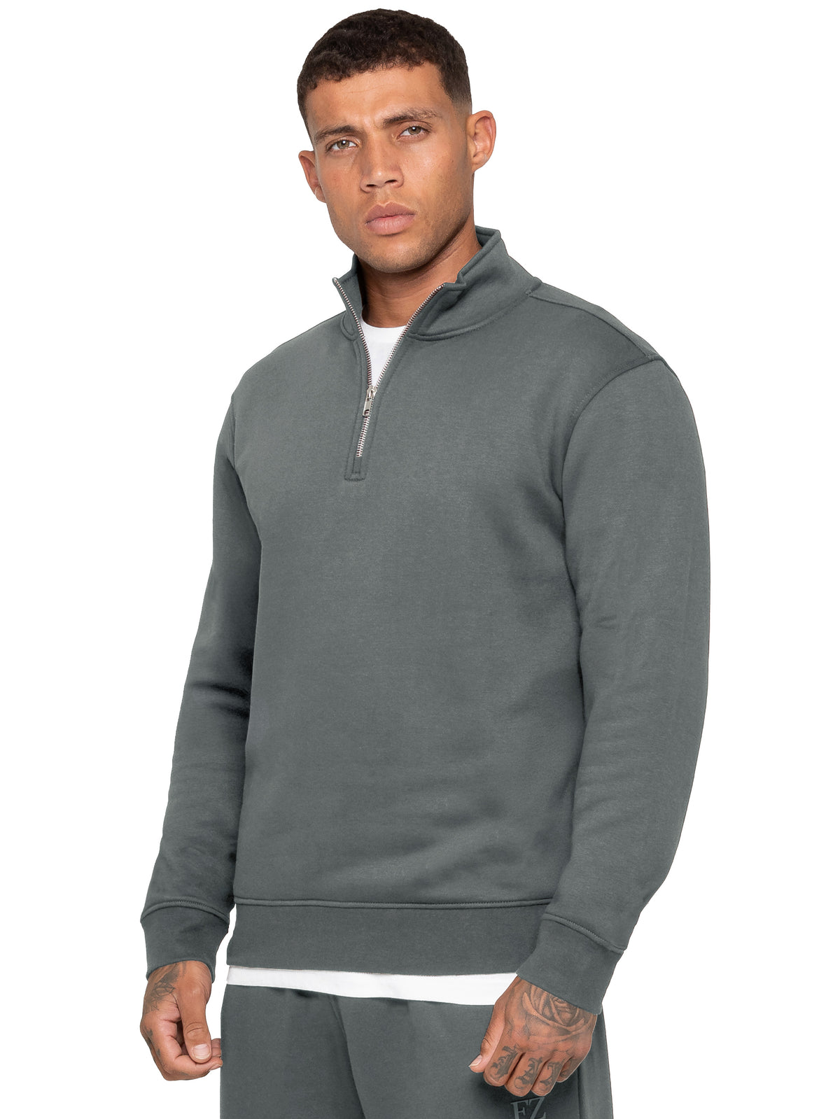 Enzo Milano | Mens Half Zip Sweatshirt