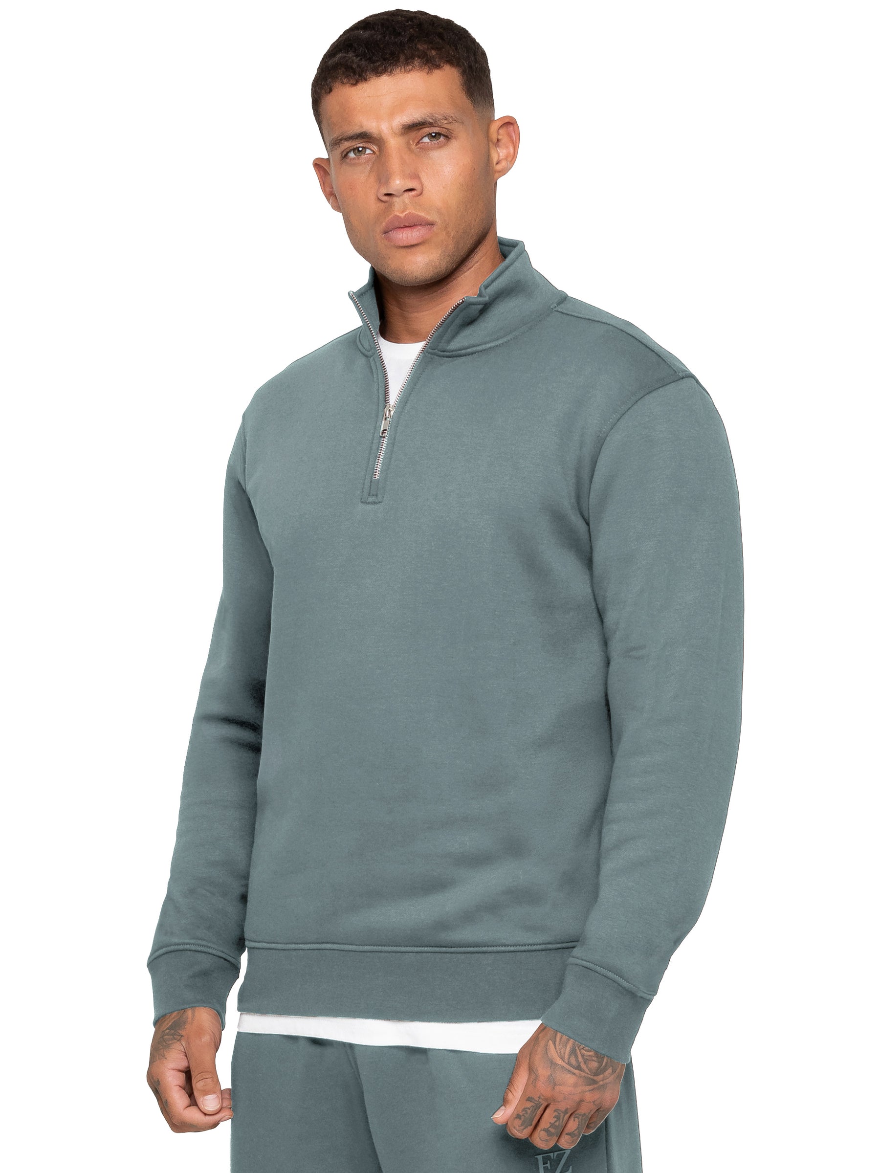 Enzo Milano | Mens Half Zip Sweatshirt