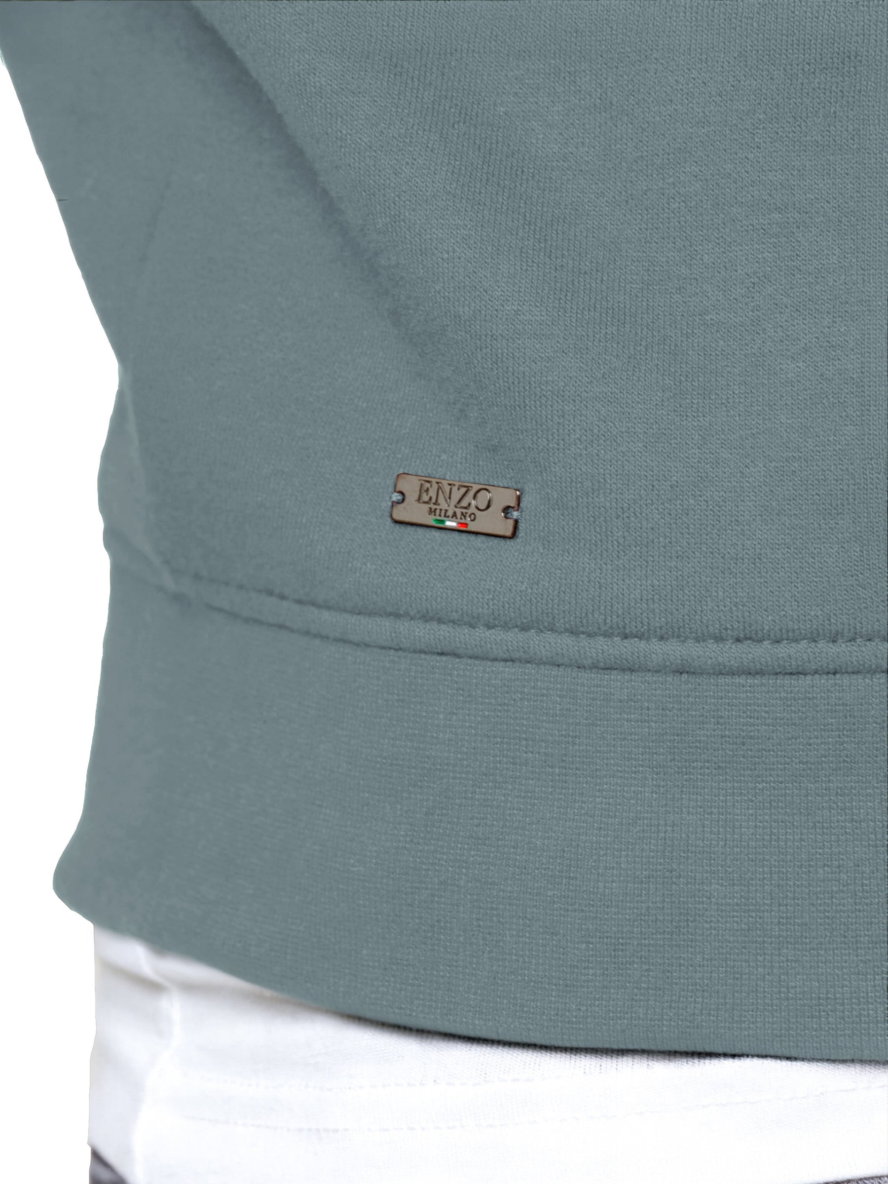 Enzo Milano | Mens Half Zip Sweatshirt