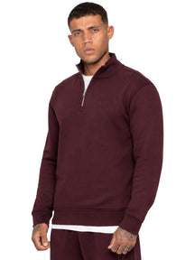 Enzo Milano | Mens Half Zip Sweatshirt