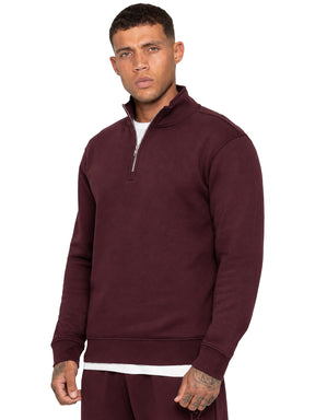 Enzo Milano | Mens Half Zip Sweatshirt