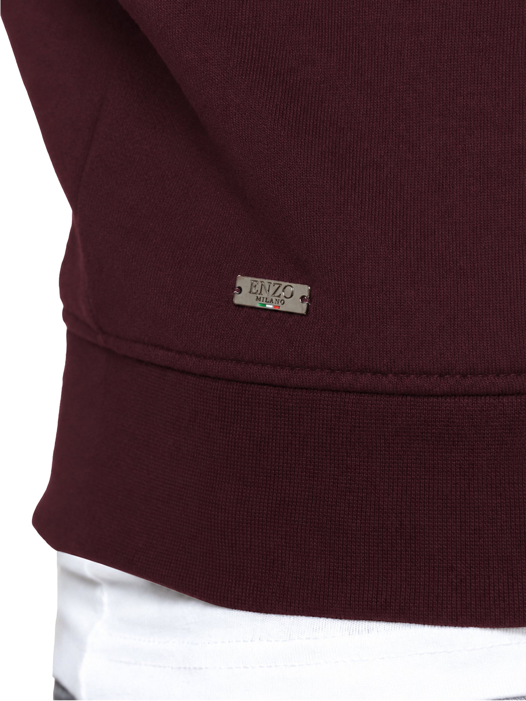 Enzo Milano | Mens Half Zip Sweatshirt