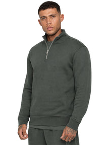 Enzo Milano | Mens Half Zip Sweatshirt