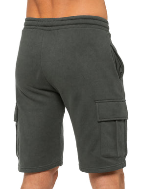 Enzo | Mens Cargo Fleece Shorts