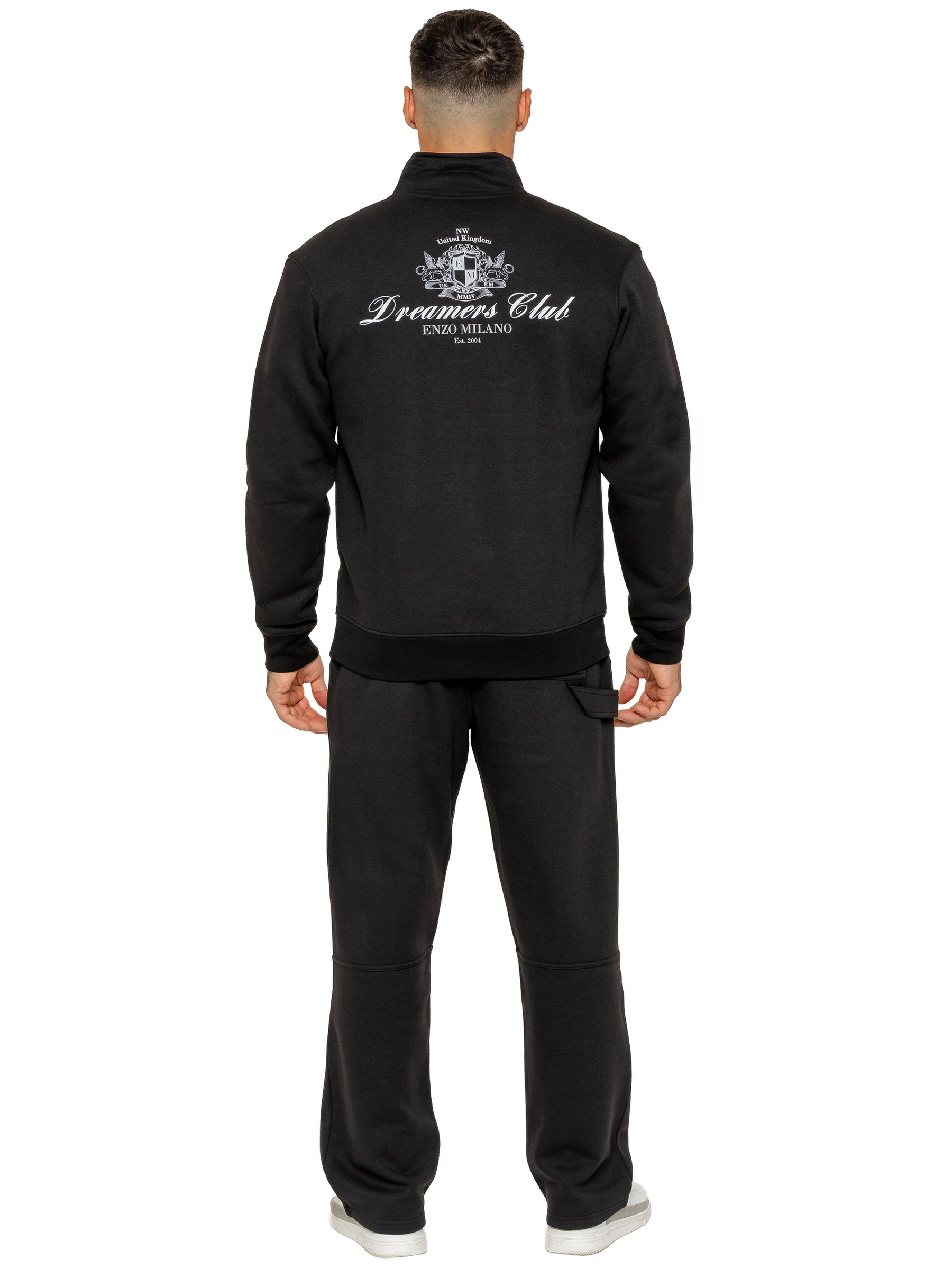 Enzo Milano | Mens Printed Motif Tracksuit