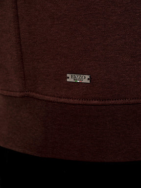 Enzo Milano | Mens Half Zip Collared Sweatshirt