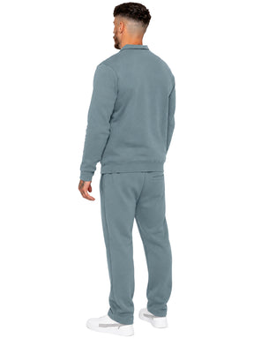 Enzo Milano | Mens Half Zip Sweatshirt & Joggers Tracksuit