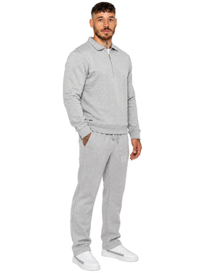Enzo Milano | Mens Half Zip Sweatshirt & Joggers Tracksuit