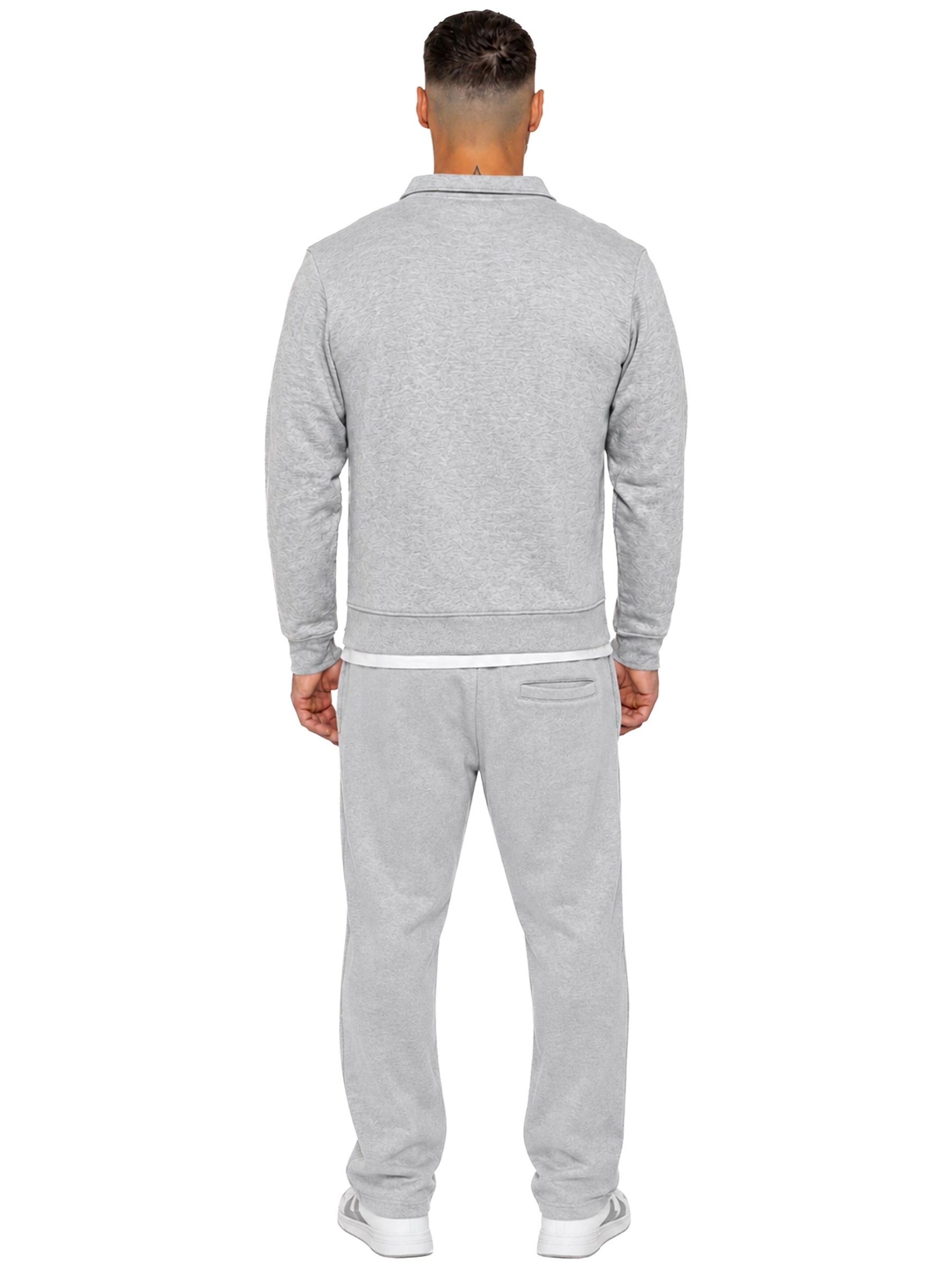 Enzo Milano | Mens Half Zip Sweatshirt & Joggers Tracksuit