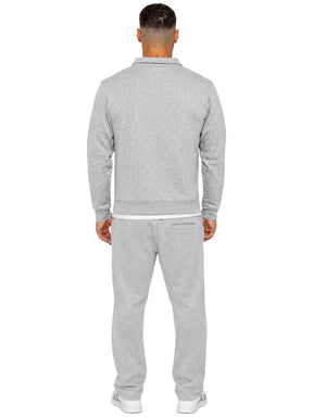 Enzo Milano | Mens Half Zip Sweatshirt & Joggers Tracksuit