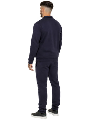 Enzo Milano | Mens Half Zip Sweatshirt & Joggers Tracksuit