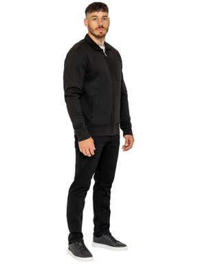 Enzo Milano | Mens Full Zip Collared Sweatshirt