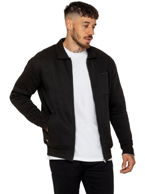 Enzo Milano | Mens Full Zip Collared Sweatshirt