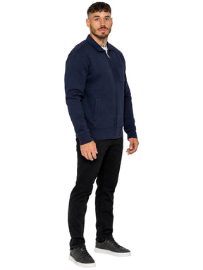 Enzo Milano | Mens Full Zip Collared Sweatshirt