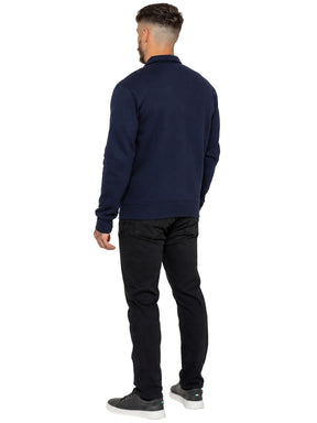Enzo Milano | Mens Full Zip Collared Sweatshirt