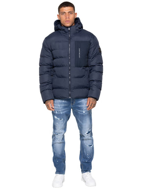 Enzo Milano | Mens Hooded Puffer Jacket