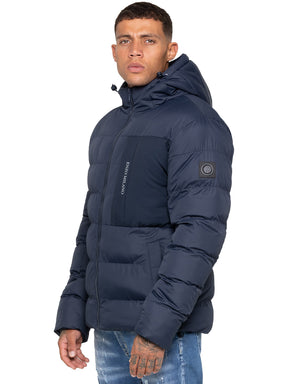 Enzo Milano | Mens Hooded Puffer Jacket