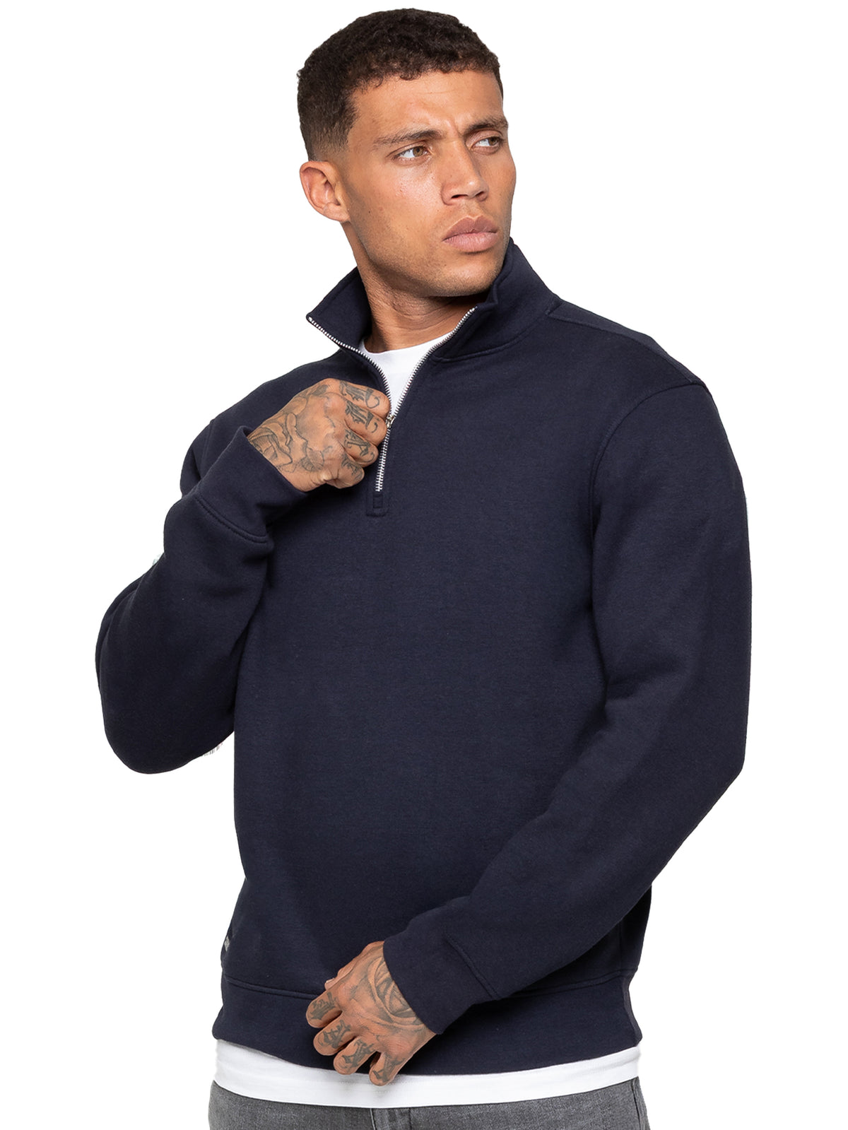 Enzo Milano | Mens Half Zip Sweatshirt