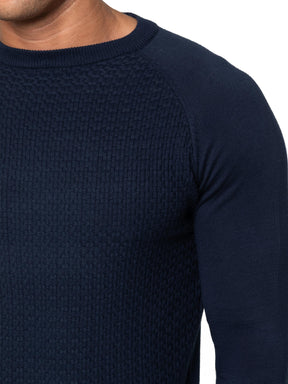 Enzo | Mens Crew Neck Knit Jumper