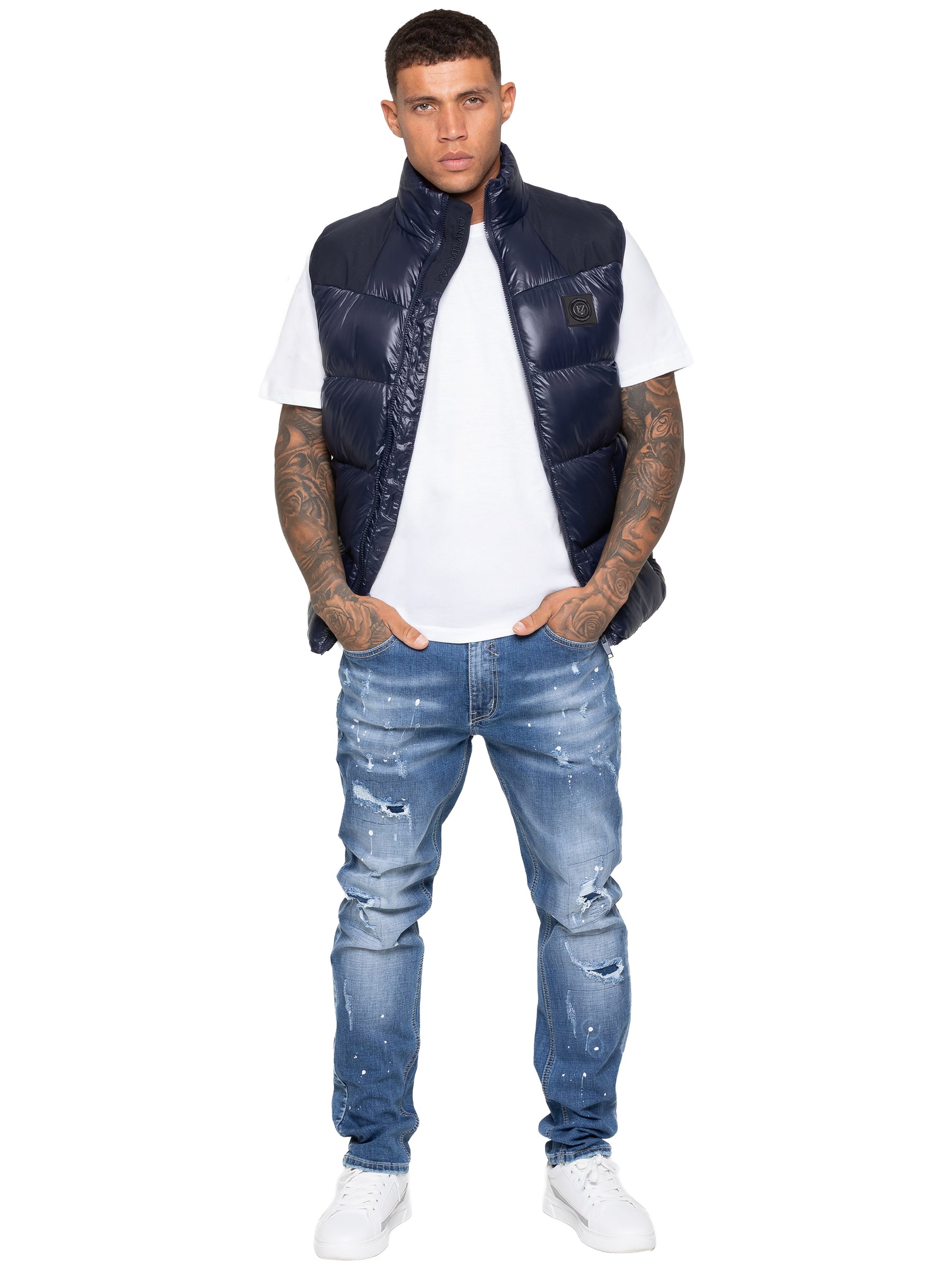 Enzo Milano | Mens Puffer Gilet