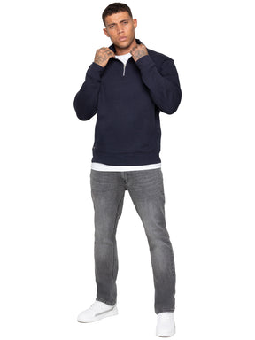 Enzo Milano | Mens Half Zip Sweatshirt