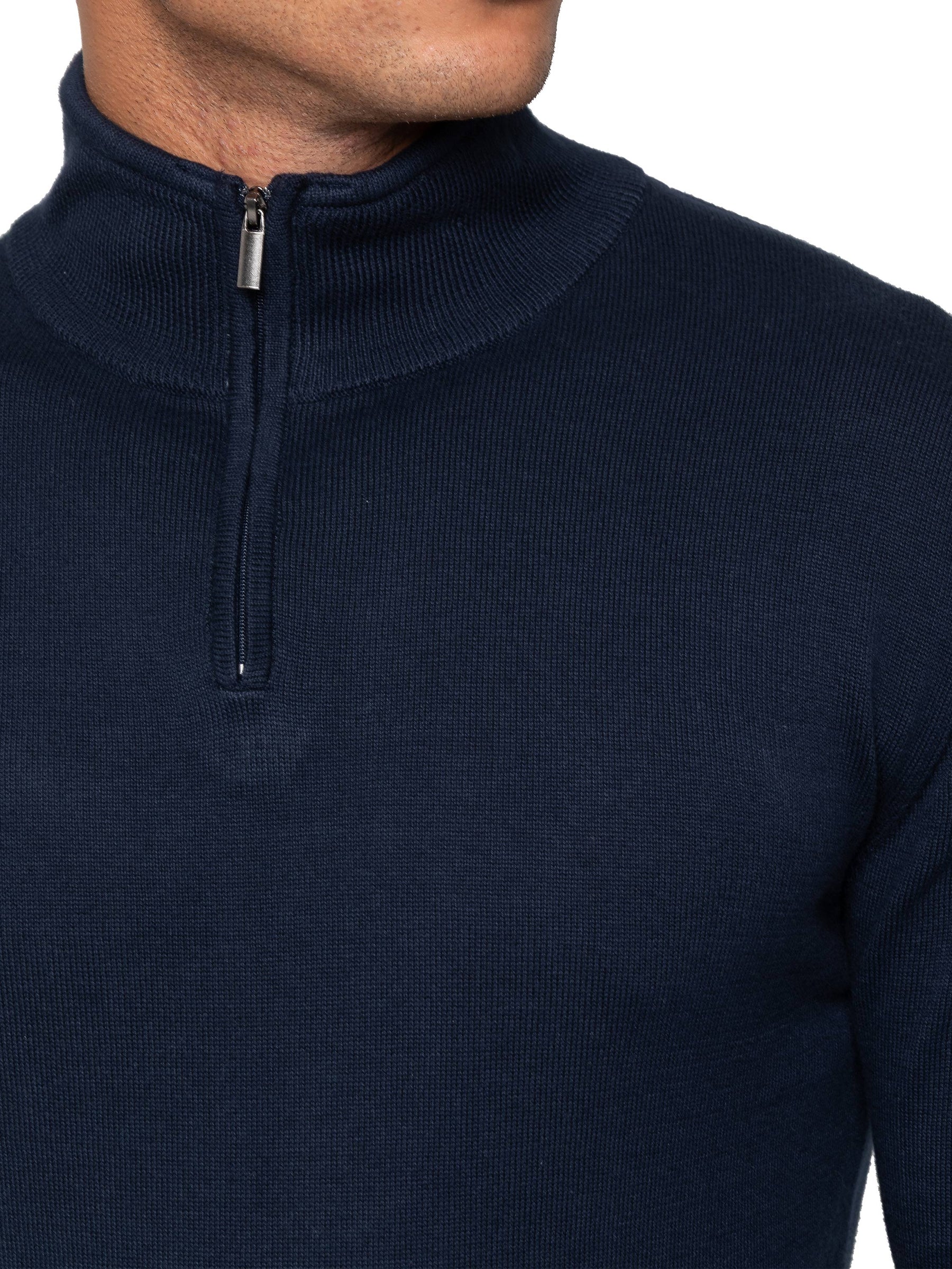 Enzo Milano | Mens Funnel Neck Knit Jumper