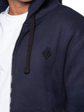 Enzo | Men’s Borg Lined Hoodie