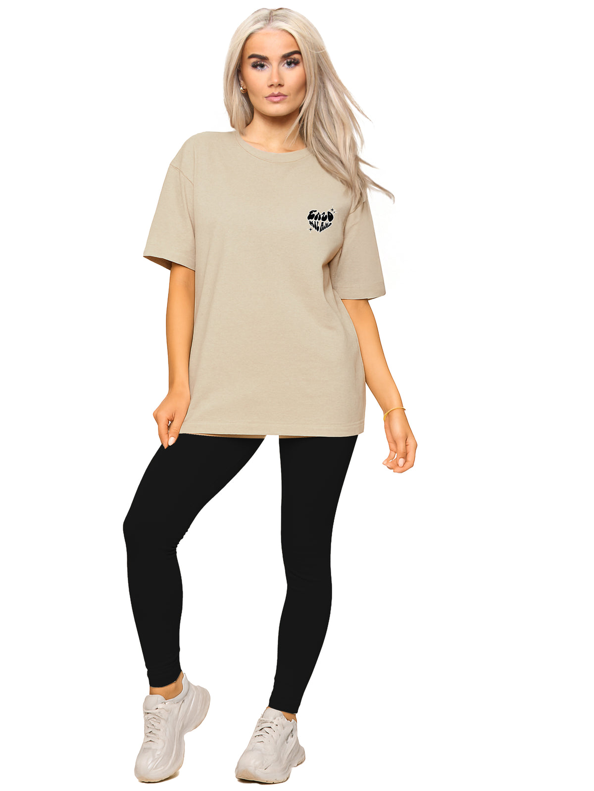 Enzo | Womens T-Shirt and Leggings Gym Set