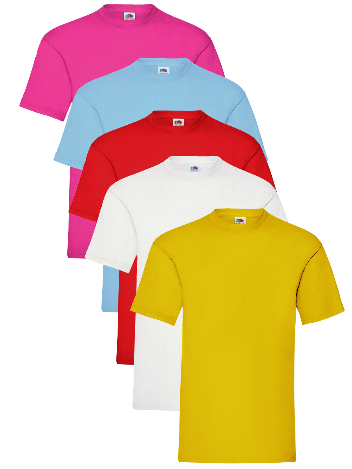 Fruit of the Loom Mens 5 Pack T-Shirts