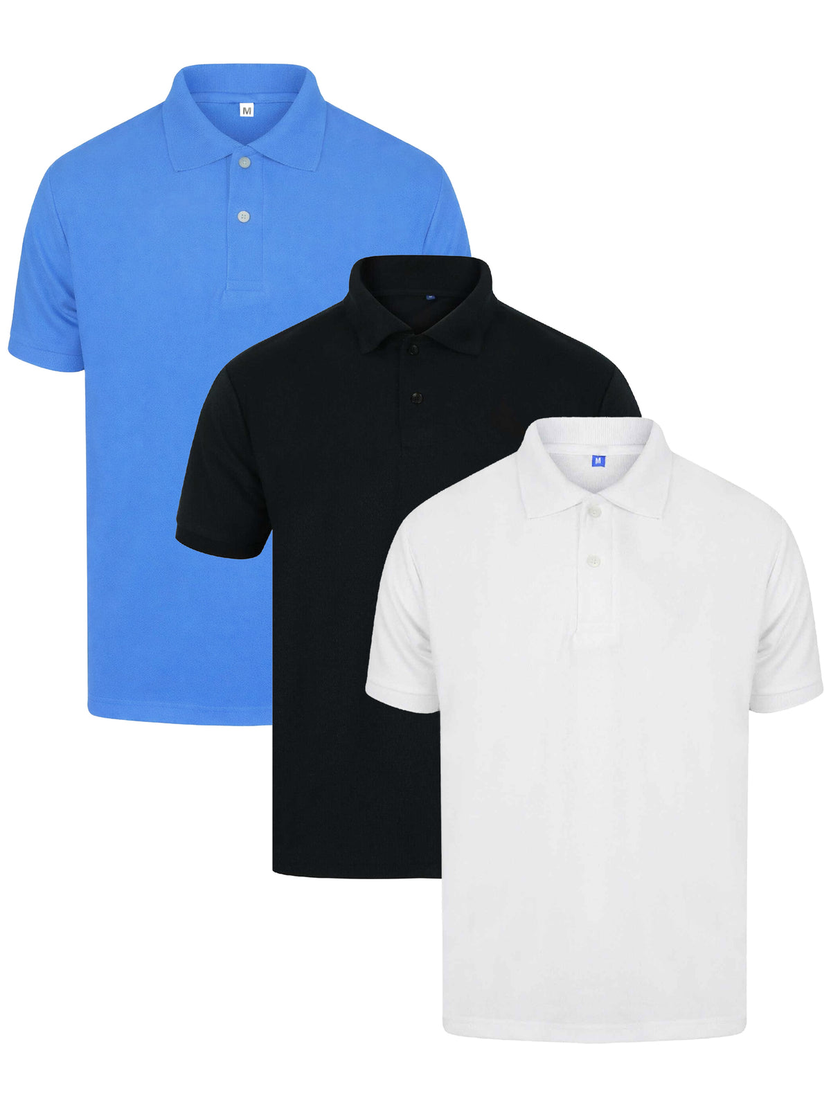Kruze | Mens Polo T-Shirts (3 Pack)