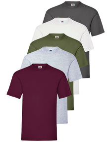 Fruit of the Loom Mens 5 Pack T-Shirts